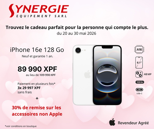 Des offres iPhone à ne pas manquer chez Synergie Equipement Des offres iPhone à ne pas manquer chez Synergie Equipement