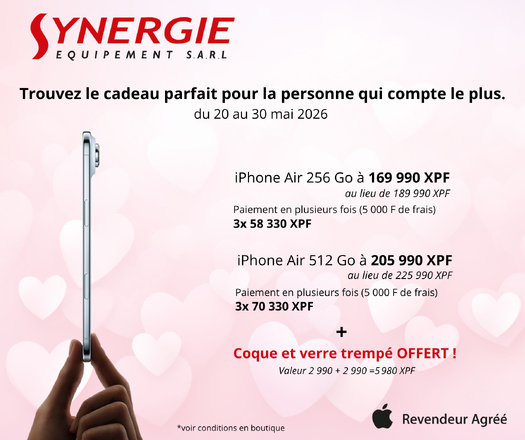 Des offres iPhone à ne pas manquer chez Synergie Equipement Des offres iPhone à ne pas manquer chez Synergie Equipement