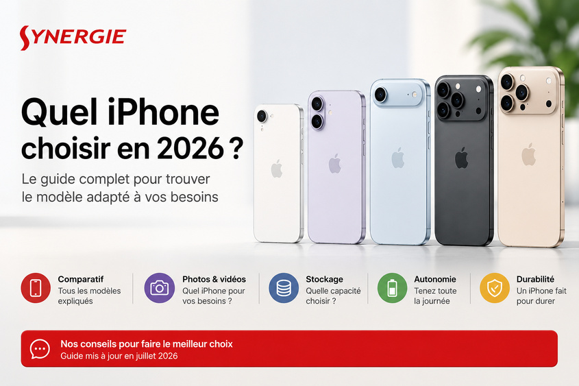 Quel iPhone choisir en 2026 ? Le guide complet pour trouver le modèle adapté à vos besoins Quel iPhone choisir en 2026 ? Le guide complet pour trouver le modèle adapté à vos besoins