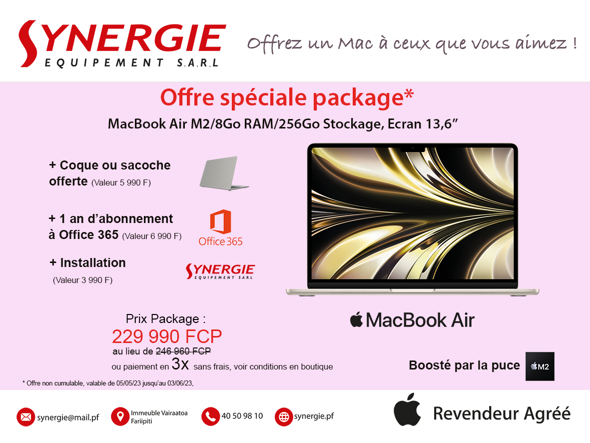 Nouvelle offre du mois de mai !