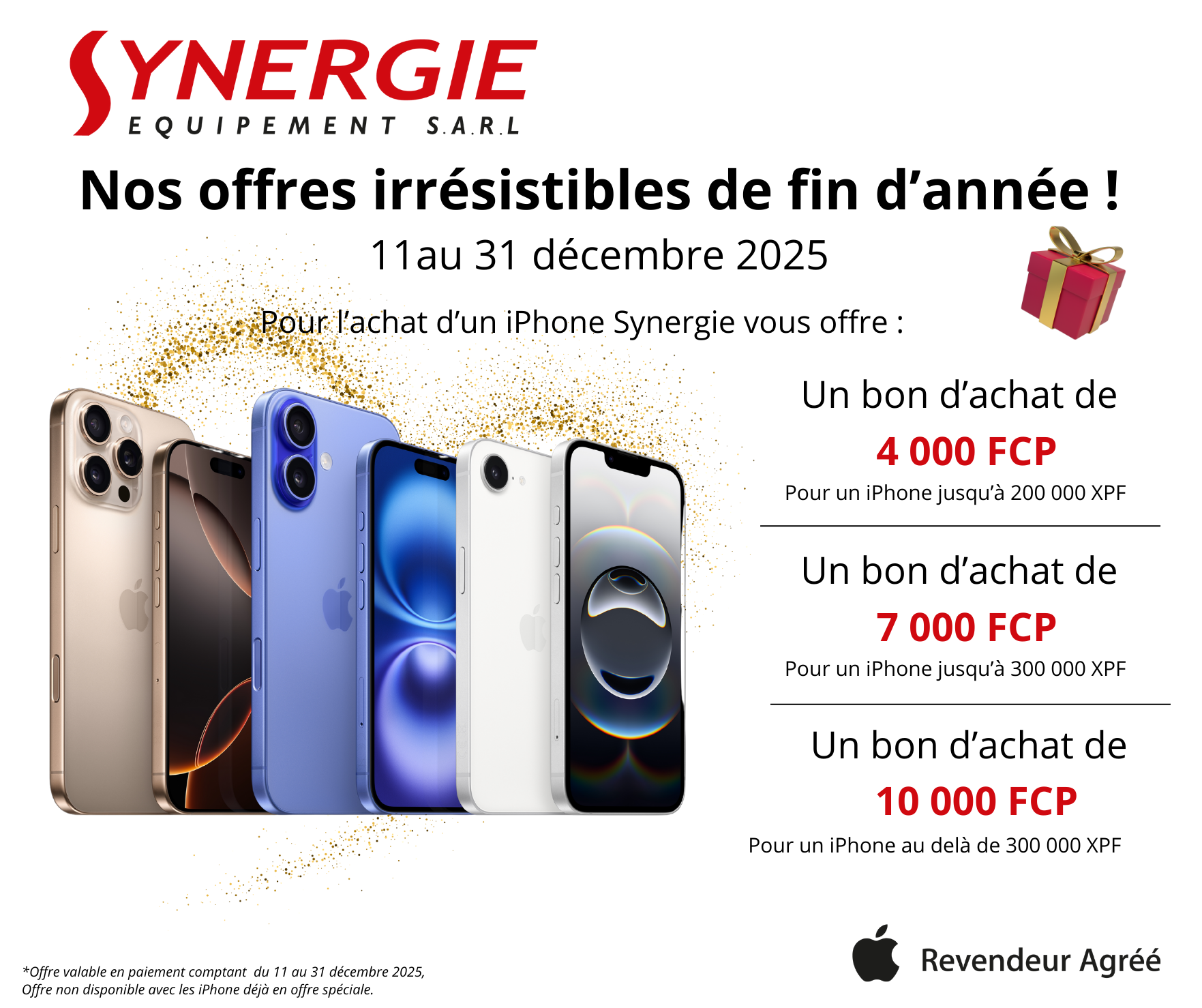 Nos offres irrésistibles de fin d'année