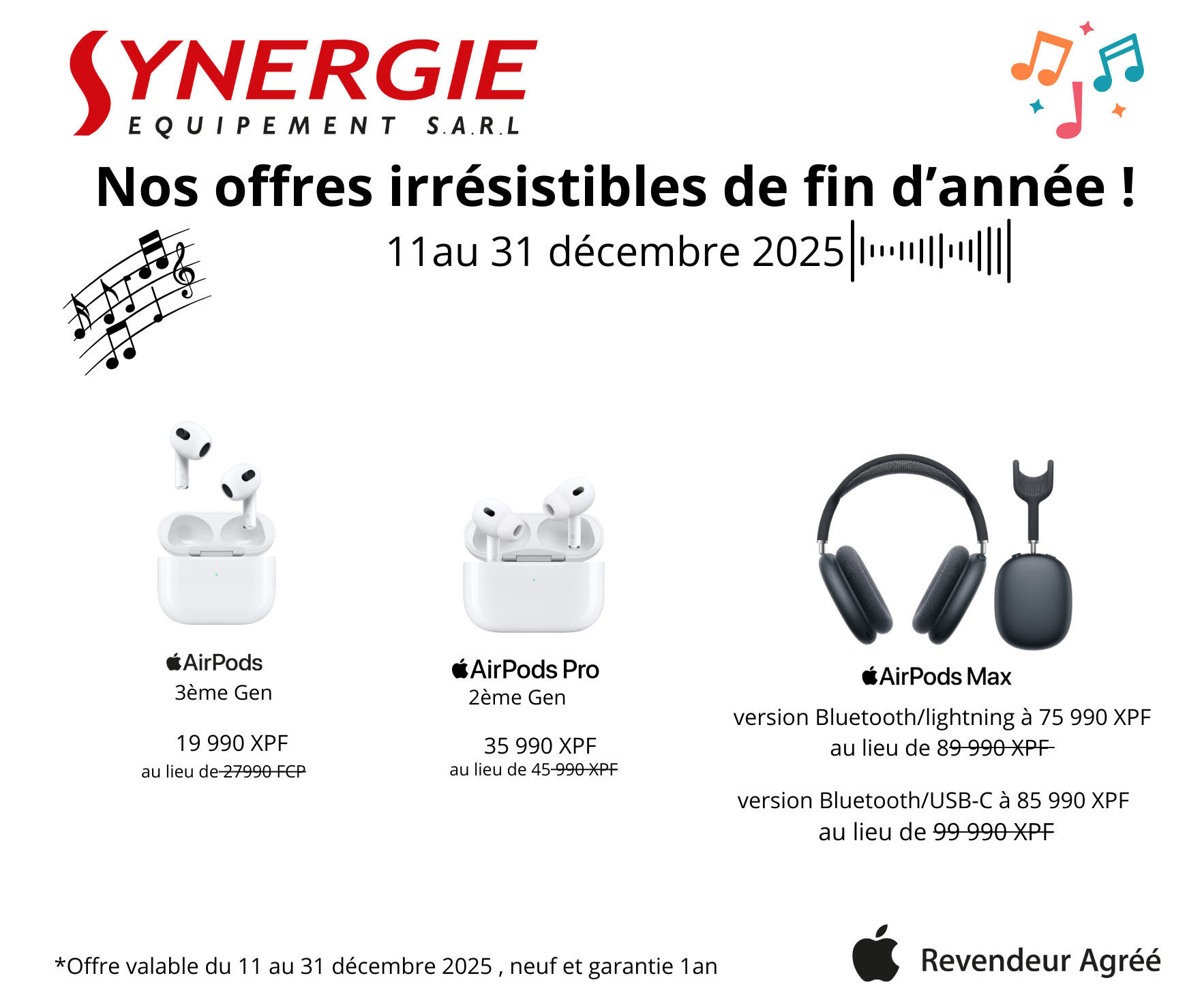 Nos offres irrésistibles de fin d'année