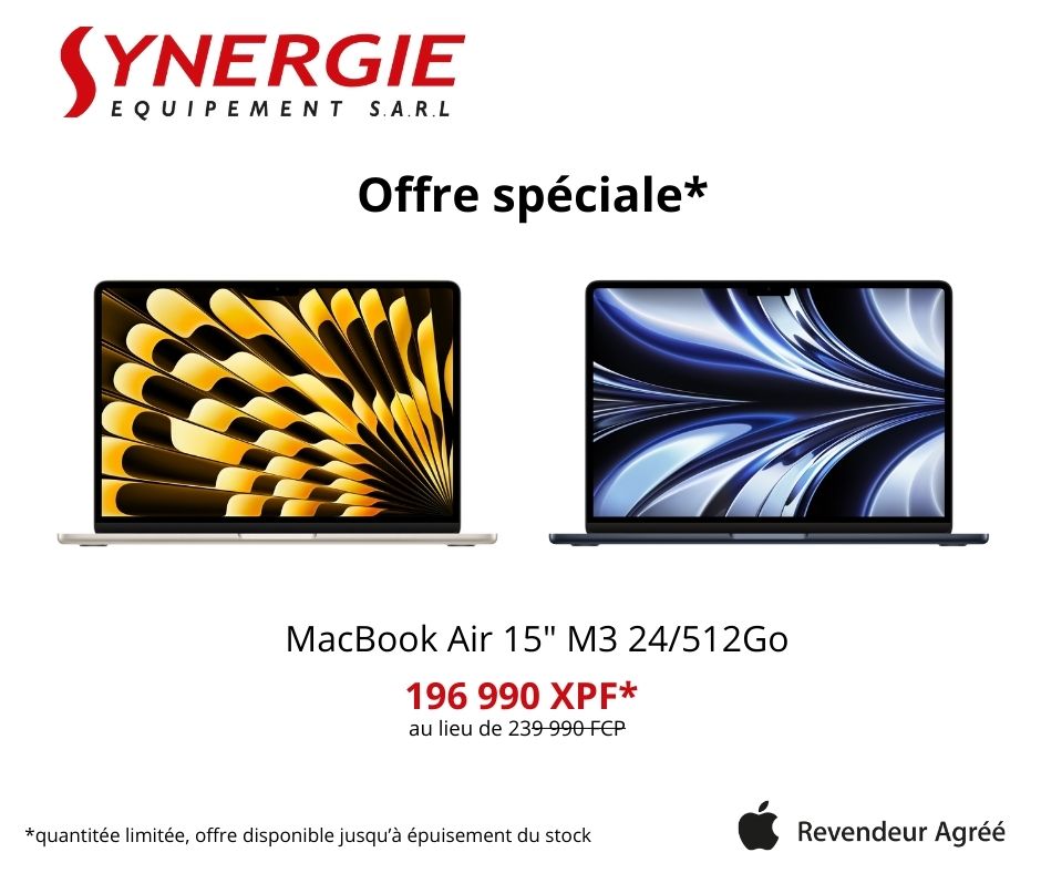 Offre spéciale MacBook Air 15"