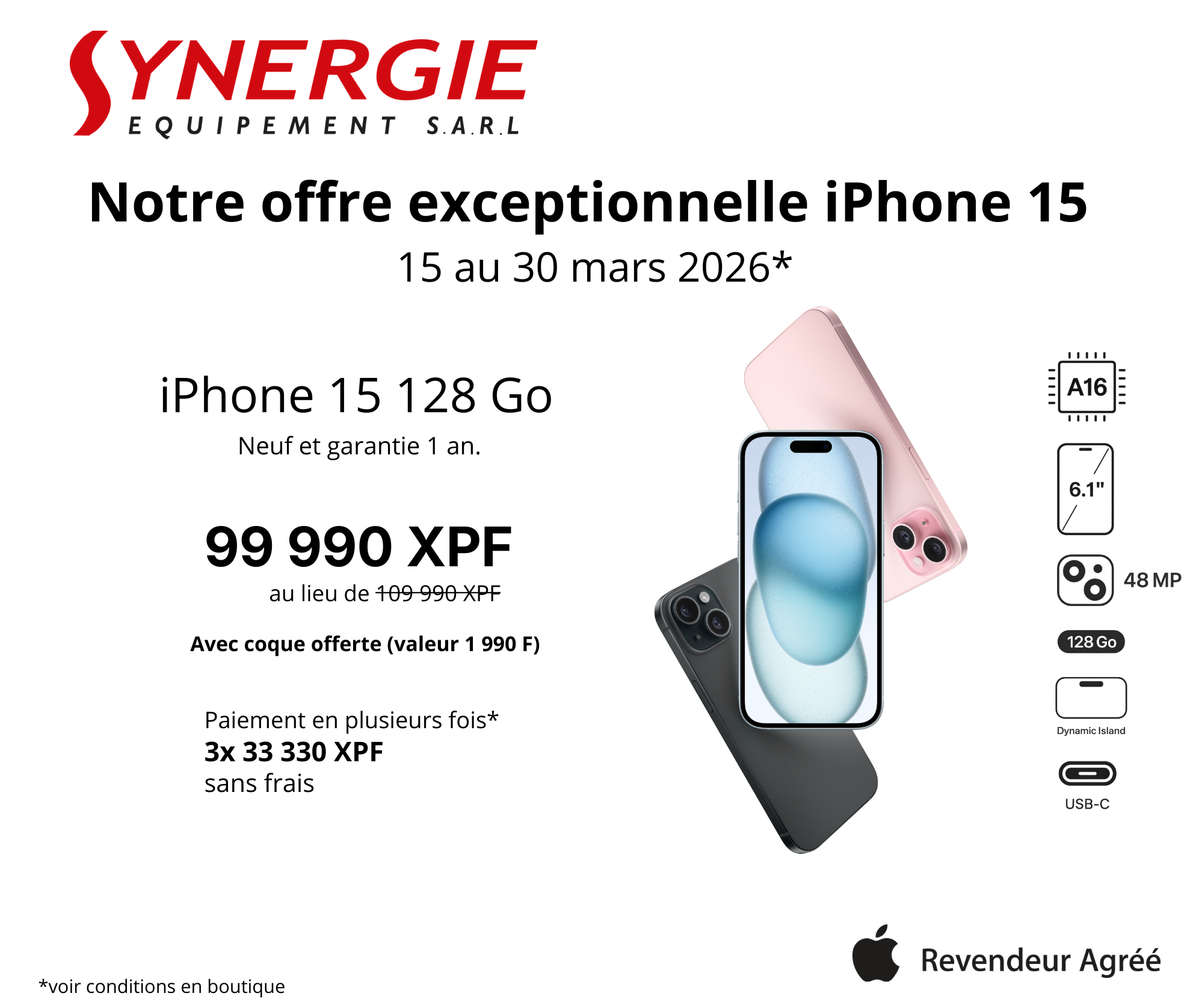 Offres exceptionnelles iPhone