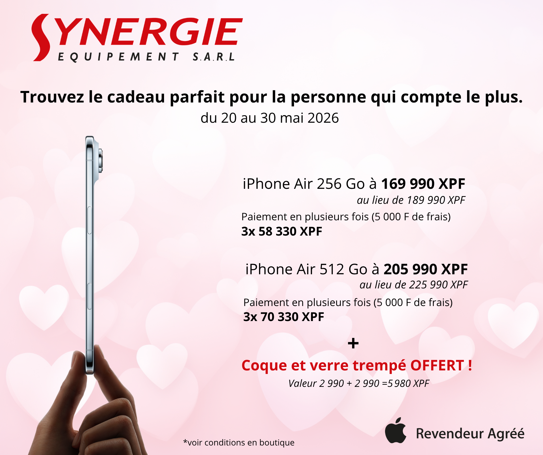 Des offres iPhone à ne pas manquer chez Synergie Equipement