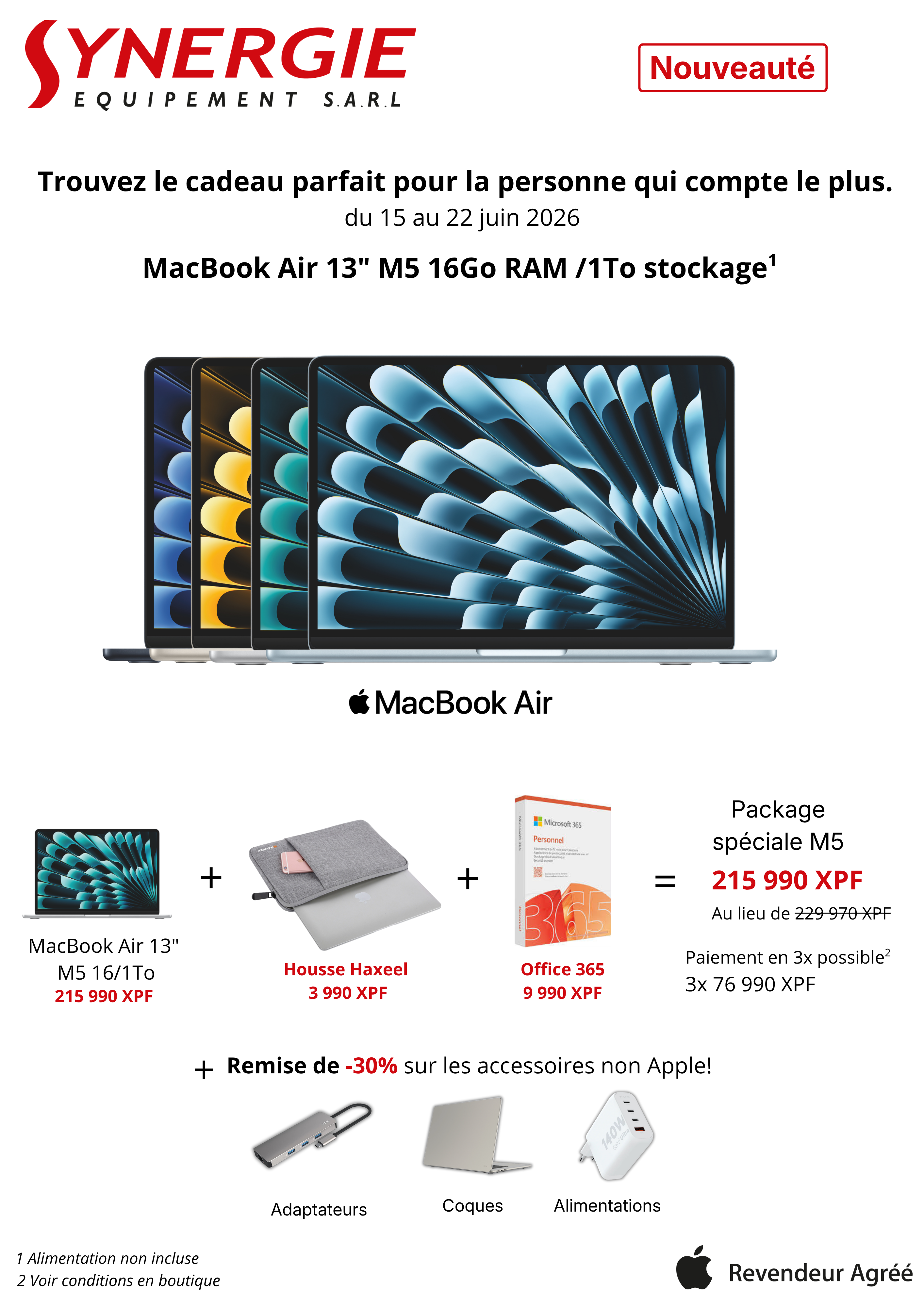 MacBook Air M5 13" : le nouveau standard de la performance en toute légèreté