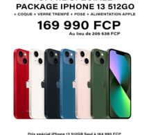 Offre spéciale package iPhone 13 512Go