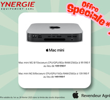 Offre spéciale Mac mini