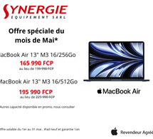 Offre spécial MacBook Air 13" M3