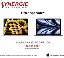 Offre spéciale MacBook Air 15"