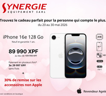 Des offres iPhone à ne pas manquer chez Synergie Equipement