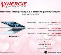 Offres spéciales MacBook Air M4 chez Synergie Équipement