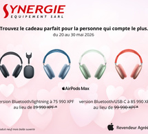 Offres AirPods &amp; AirPods Max chez Synergie