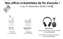 Nos offres irrésistibles de fin d'année