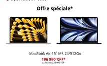 Offre spéciale MacBook Air 15"