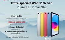iPad 11ᵉ génération (A16) en offre spéciale avec accessoires offerts
